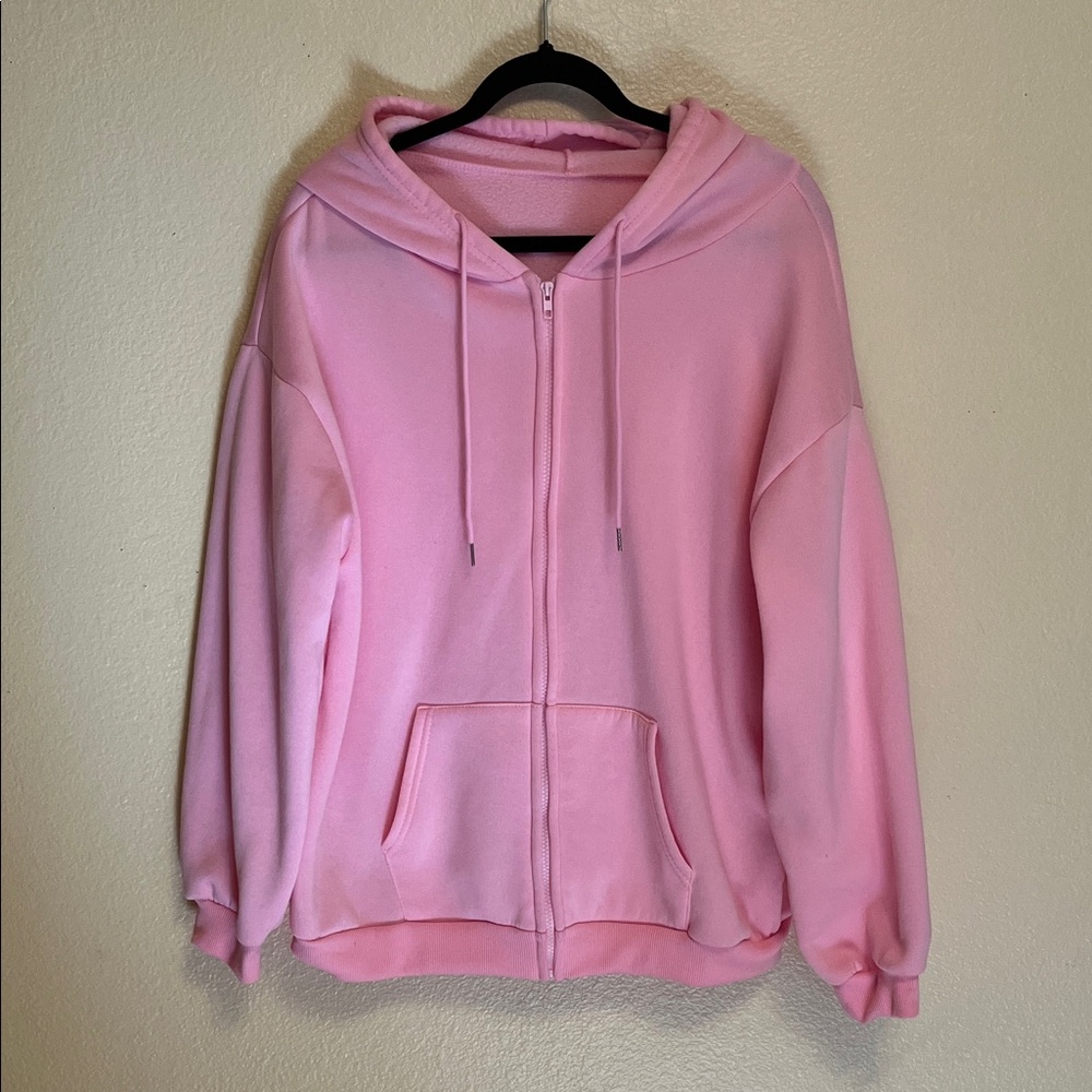 Stylish Pink Hoodie with Hood